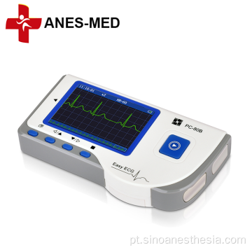 Monitor de ecg conveniente monitora a frequência cardíaca
